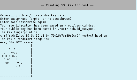 Creating an SSH key