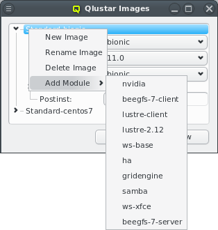 Adding a module to an Image