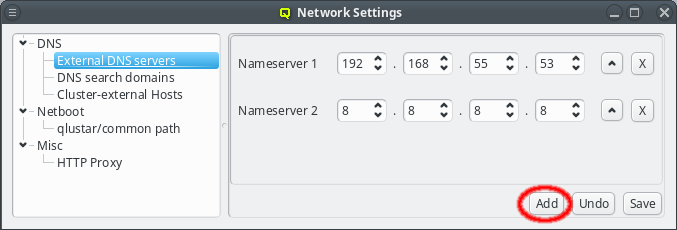 Adding a DNS server