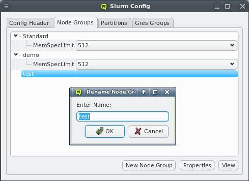 Renaming a Slurm node group