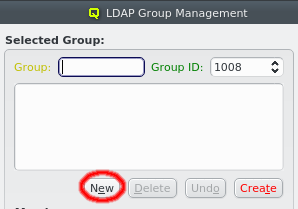 New LDAP group