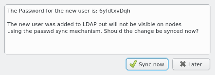 Sync LDAP Users popup