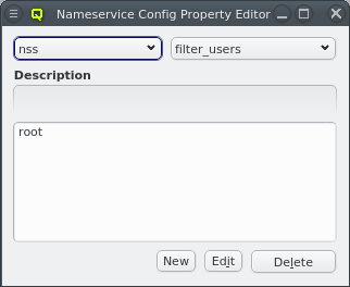 Nameservice Config Property Editor