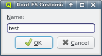 Creating a new Root FS Customization