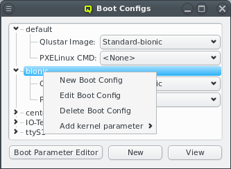 Changing a Boot Config