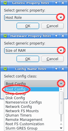 Filter on Property or Config