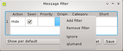 Configuring the Origin filter