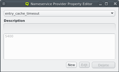 Nameservice Provider Property Editor