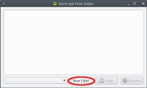 Job Filter Editor.