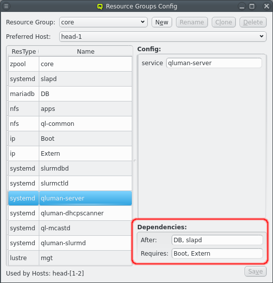 Dependencies for qluman-server.