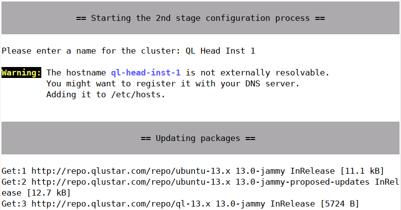 Name the cluster