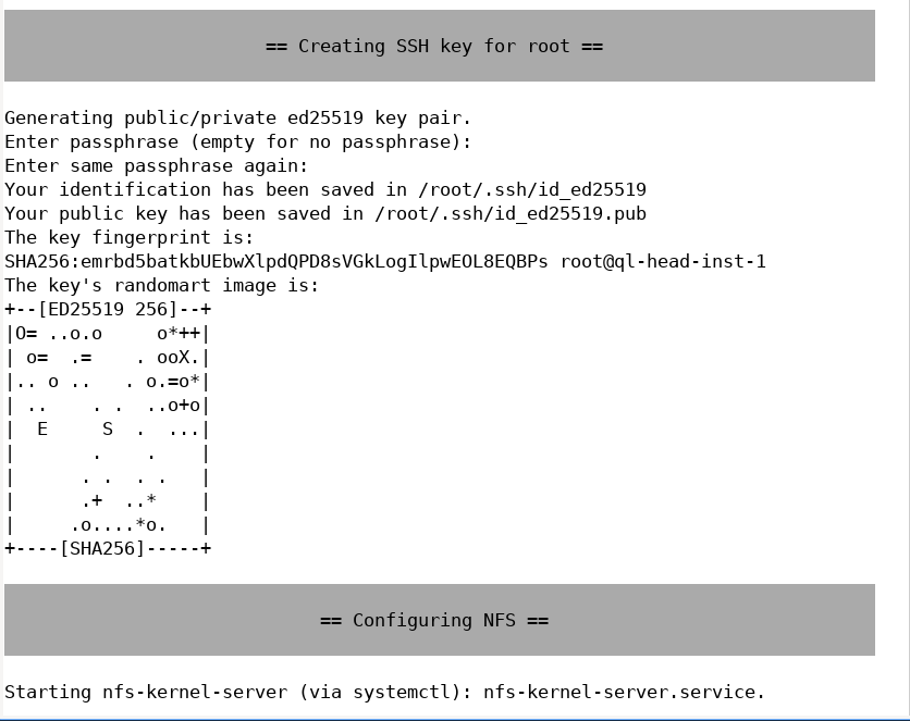 Creating an SSH key