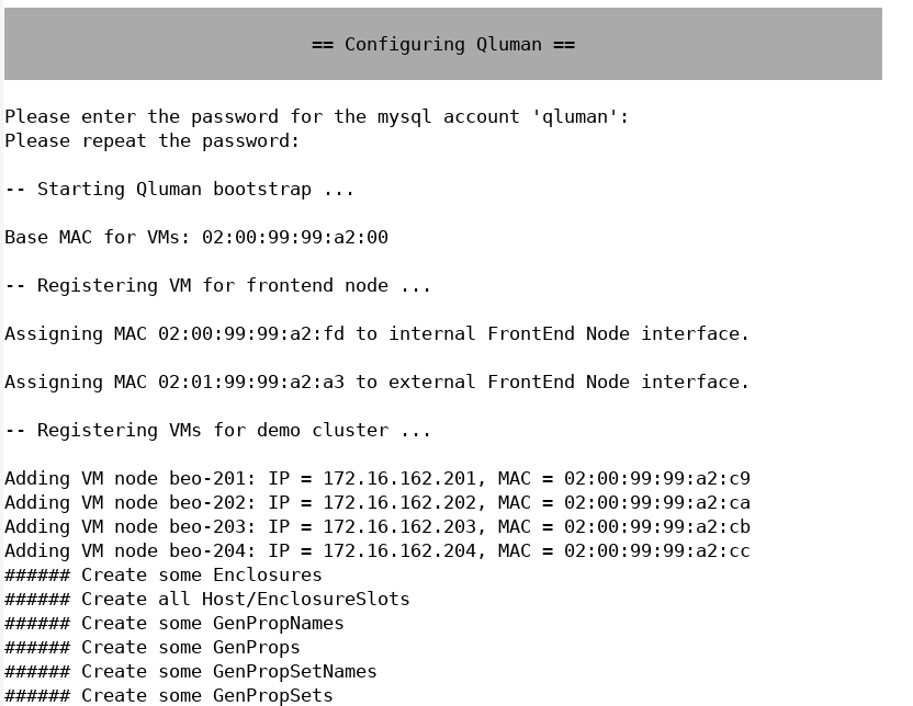 Bootstrapping QluMan
