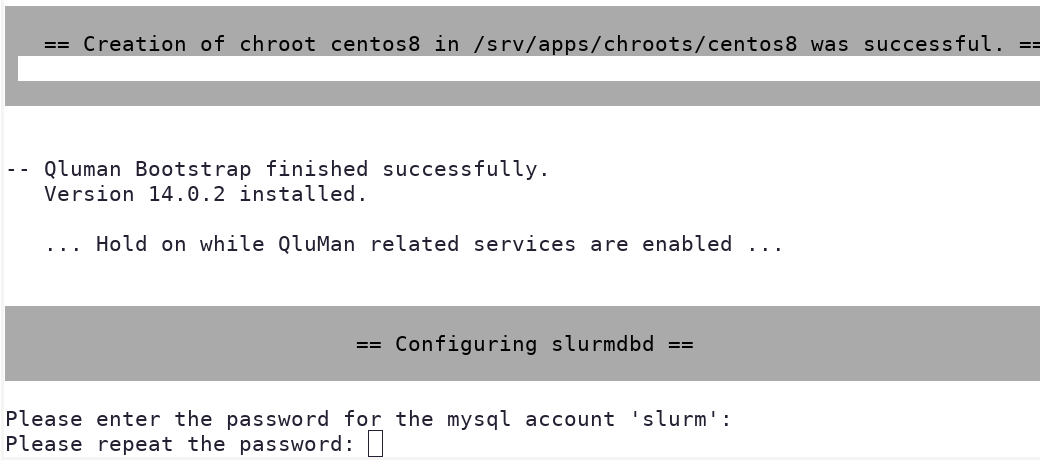 Setting the Slurm DB password
