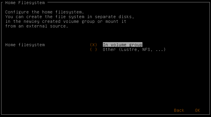 Home File-System Screen