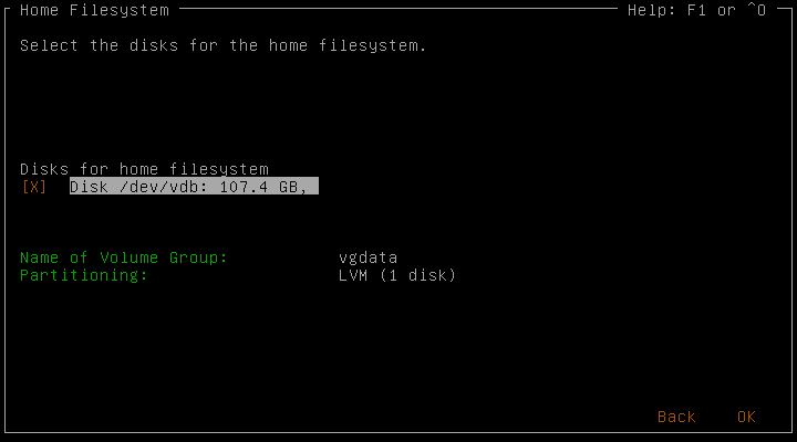 Home on separate disks (2)