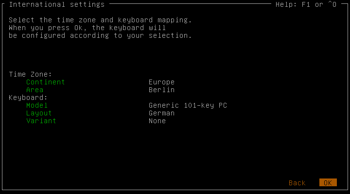 Localization Screen