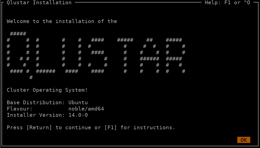 Welcome Screen