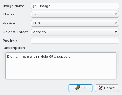Creating a new Qlustar Image