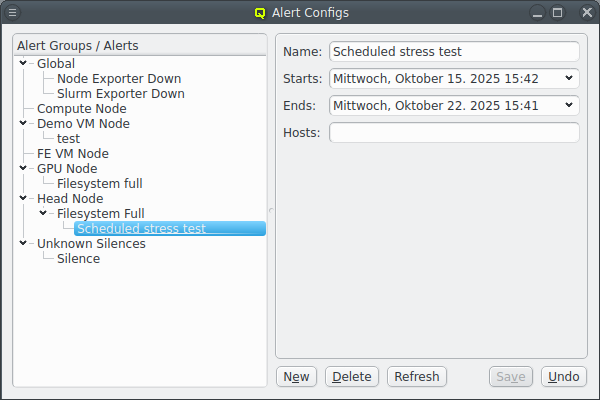 Alert silencing added