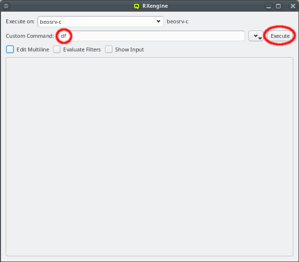 RXengine - Executing a custom command