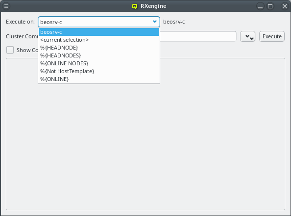 Using a host-filter for selecting hosts