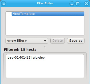 A new Host Template sub-filter