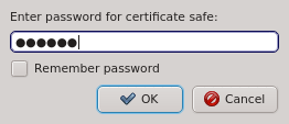 Certificate password