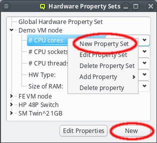 New Property Set