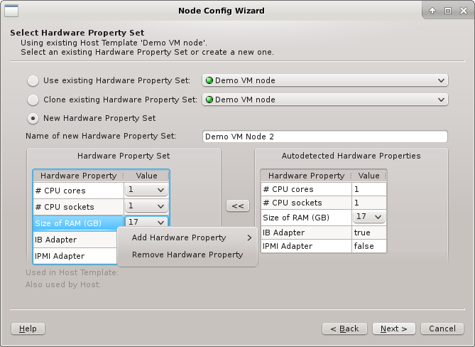 Removing a HW Property