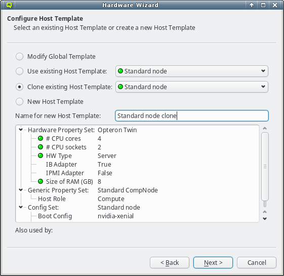 Cloning a Host Template