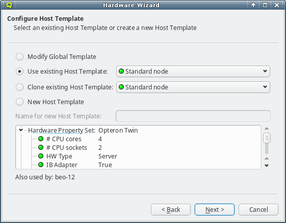 A well matching Hardware Property set