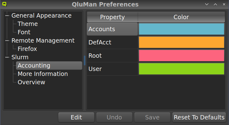Customizing Slurm Colors