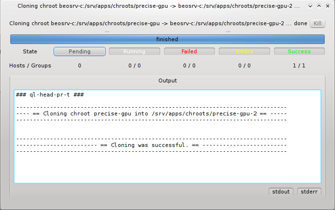 Cloning process of a UnionFS chroot