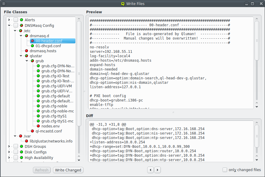 Autodetect Network - Write Files