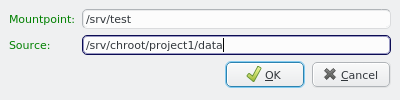 Defining the source path of a bind mount