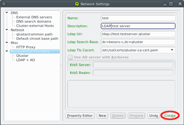 Create Nameservice Provider