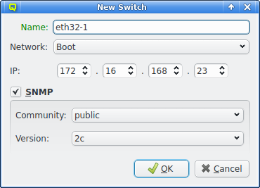 Configuring new Switch