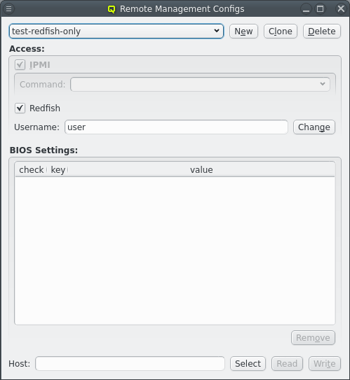 A new Redfish Remote Management Config
