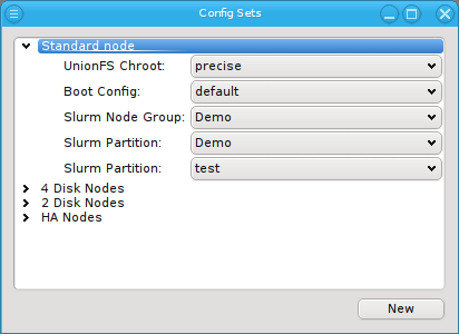 Slurm properties in a Config Set