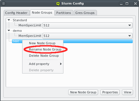 Renaming a Slurm node group
