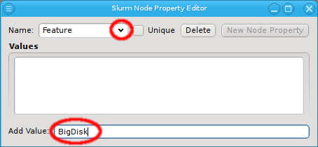 Adding new property values