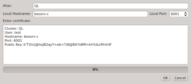 Changing your own certificate