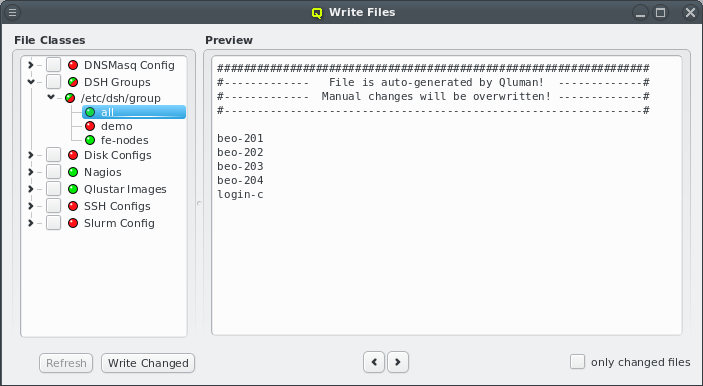A file with no pending changes.